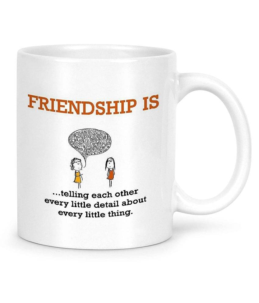     			Idream Quote Printed Ceramic Coffee Mug 1 Pcs 330 mL