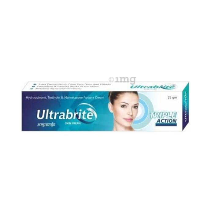     			ULTRABRITE CREAM 25 GM ( PACK OF 5) Night Cream 125 gm Pack of 5