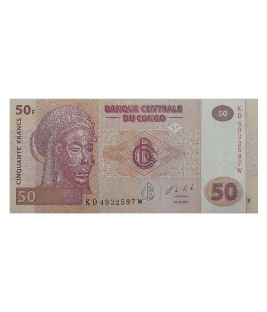     			Hop n Shop Congo 50 Francs Banque Centrale Du Congo Gem UNC,,,,Collectible Item