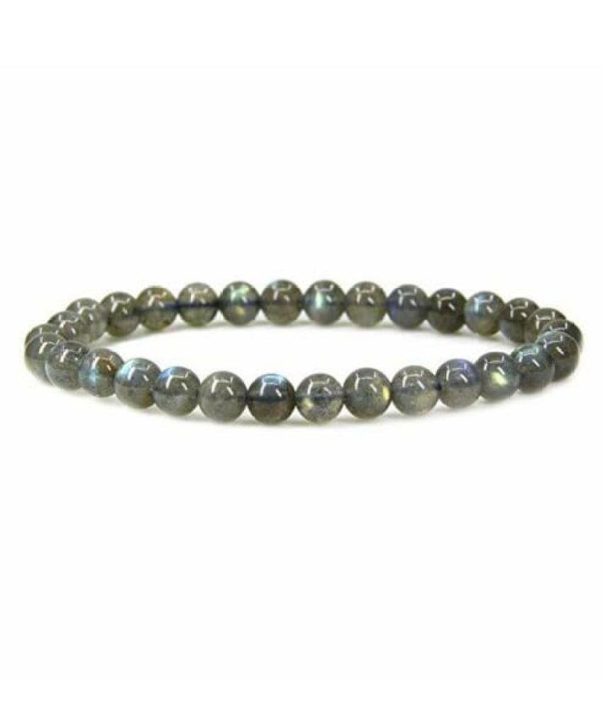 KESAR ZEMS Natural Labradorite Stone Stretchable Bracelet With Certificate For Unisex (10 x 2 x 1 CM) Blue Flashes. KESAR ZEMS Natural Labradorite Stone Stretchable Bracelet With Certificate For Unisex (10 x 2 x 1 CM) Blue Flashes.