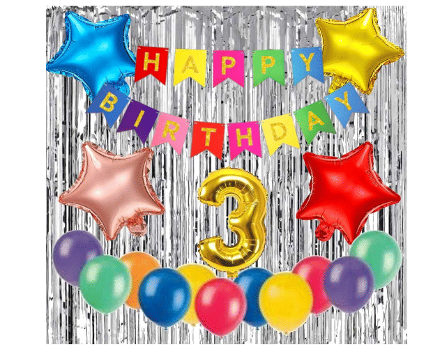     			Blooms Mall Amazing 39 3rd binthday pcs combo set