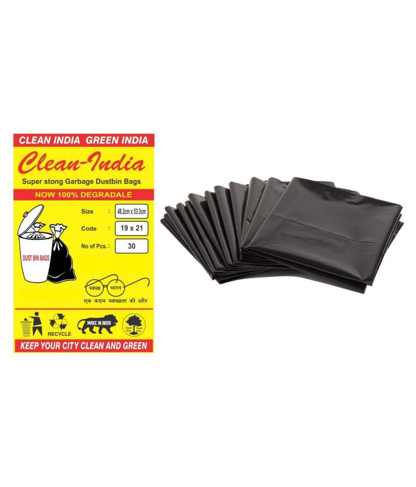 C-I Medium 150 pcs - 19X21 Disposable Garbage Trash Waste Dustbin Bags