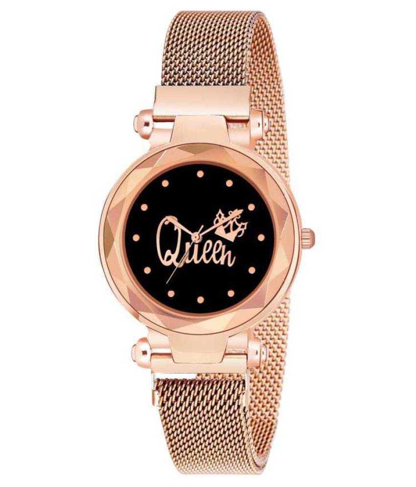     			EMPERO - Rose Gold Metal Analog Womens Watch