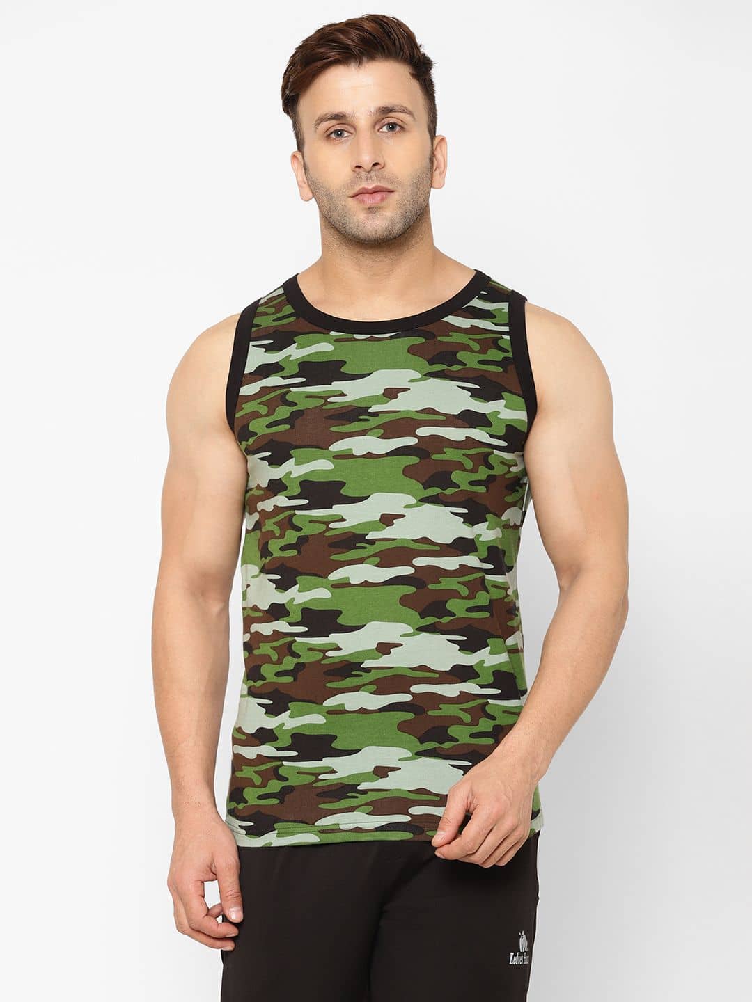 EPPE - Multicolor Polyester Regular Fit Men's Tanks ( Pack of 1 )