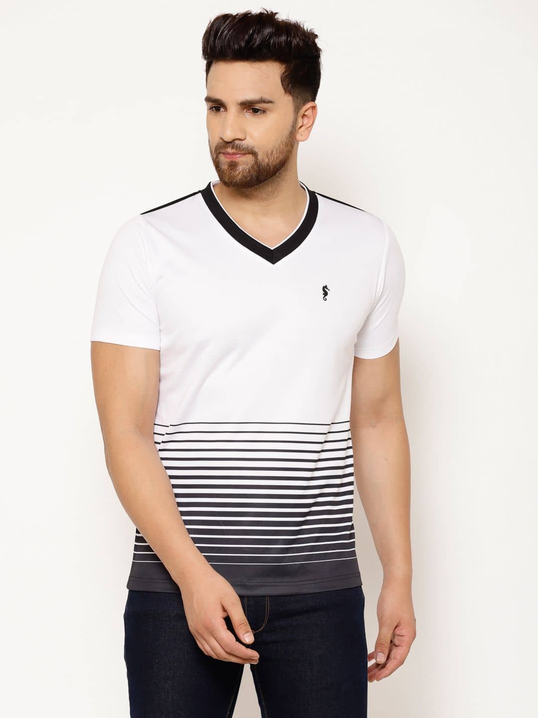 EPPE - White Polyester Regular Fit Men's Sports T-Shirt ( Pack of 1 )