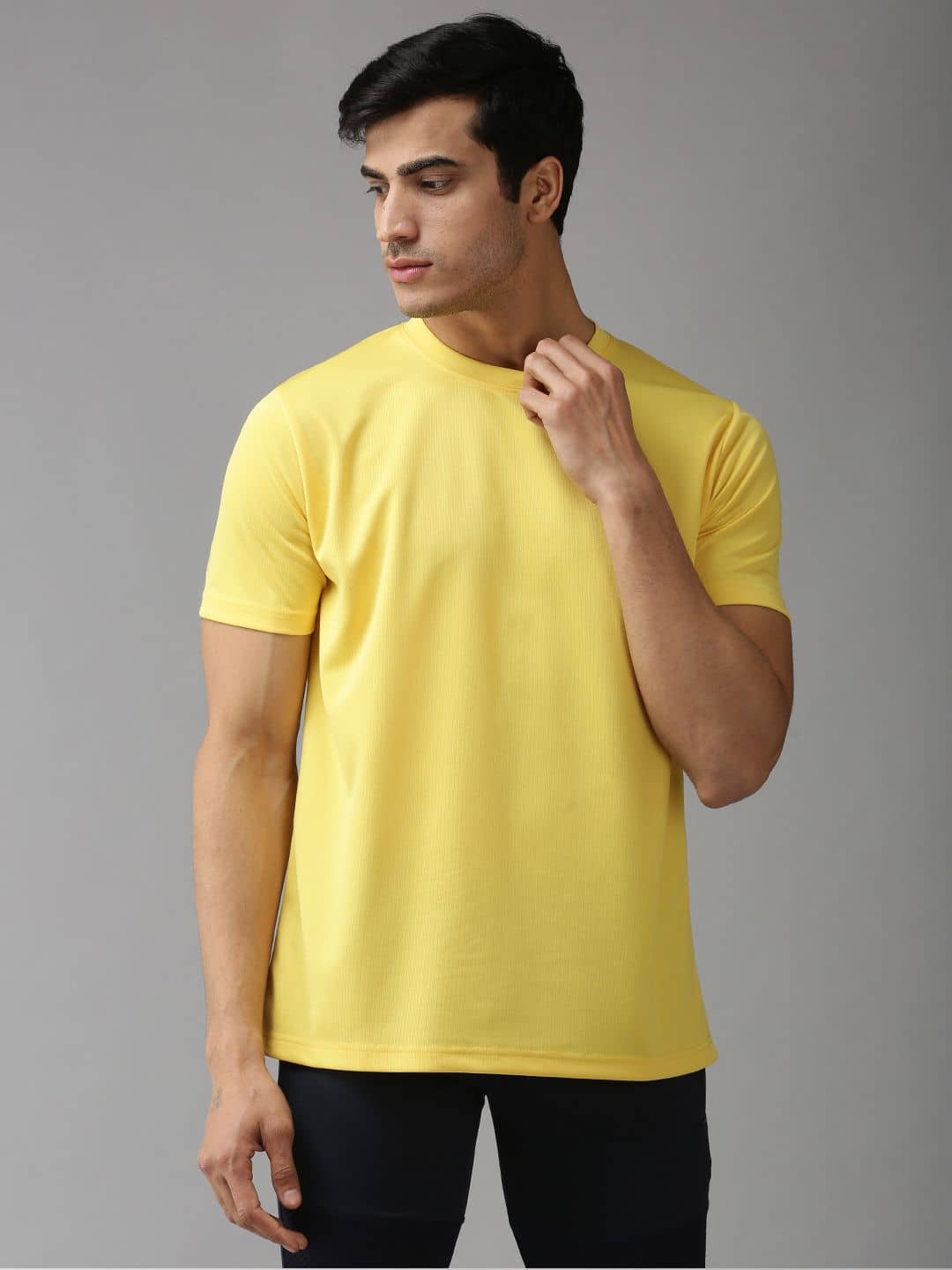 EPPE Light Blue Polyester Regular Fit Men's Sports T-Shirt ( Pack of 1 )