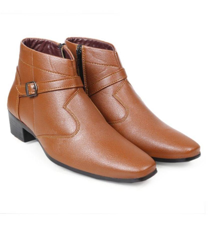 ZXYZO Tan Formal Boot ZXYZO Tan Formal Boot