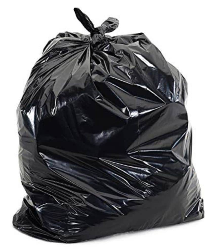 Black Medium Dustbin Covers - 60 Pcs