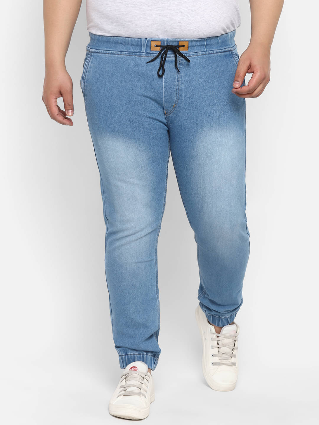     			Urbano Plus Light Blue Regular Fit Jeans