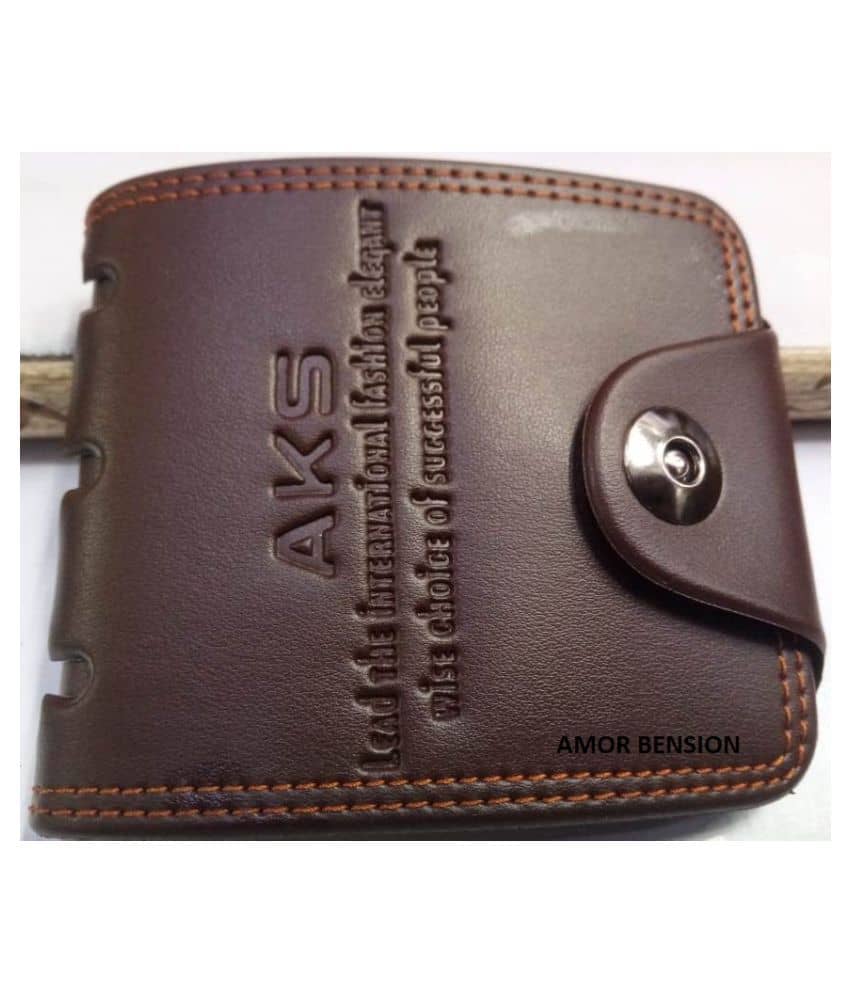 Amor Benison        WALLET PU Brown Casual Regular Wallet - Handbags | Buy online on ZillyBuy