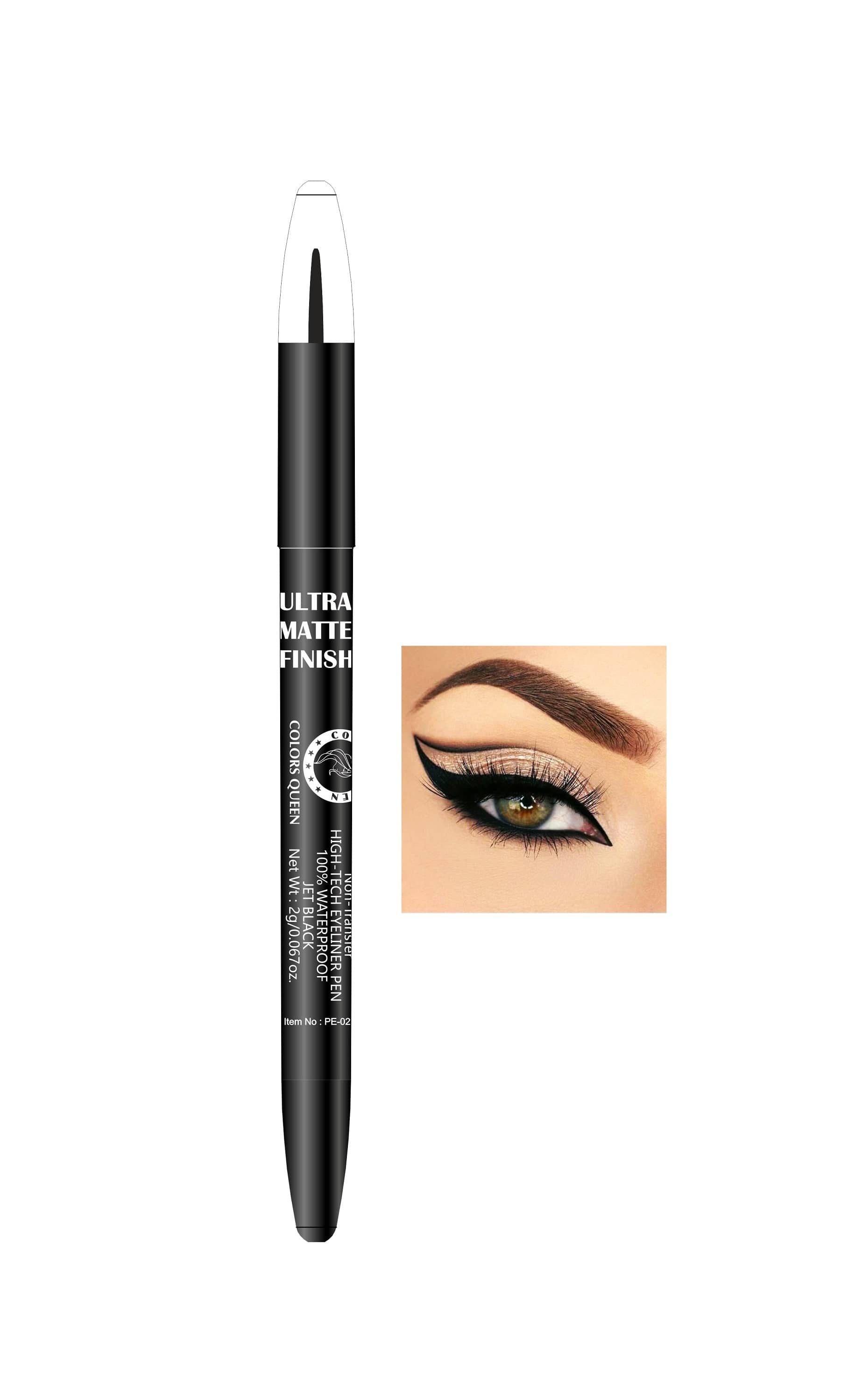 Colors Queen Ultra Glamrous Eyeliner 2g, Black - Pack of 1 - Makeup - Eyes | Buy online on ZillyBuy