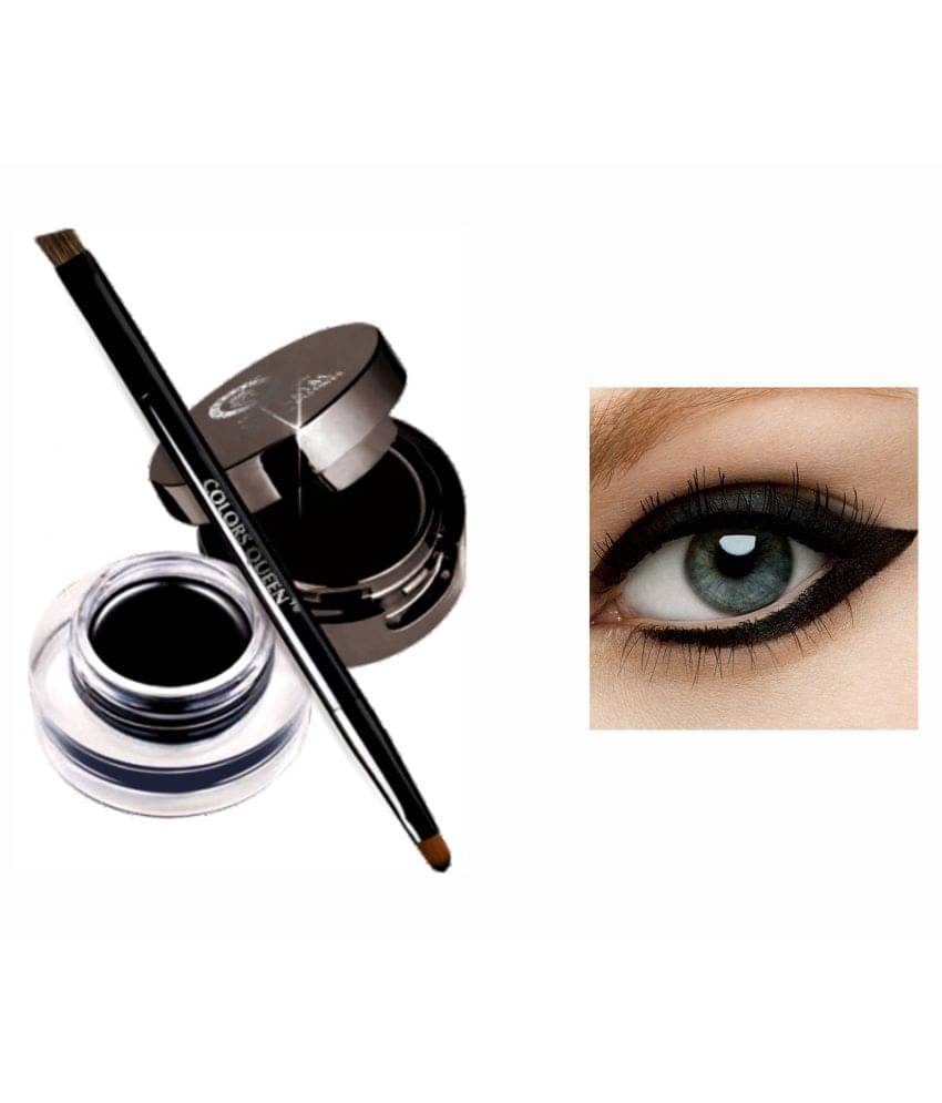     			Colors Queen Gel Kajal and Cake eyeliner Waterproof (Jet Black)