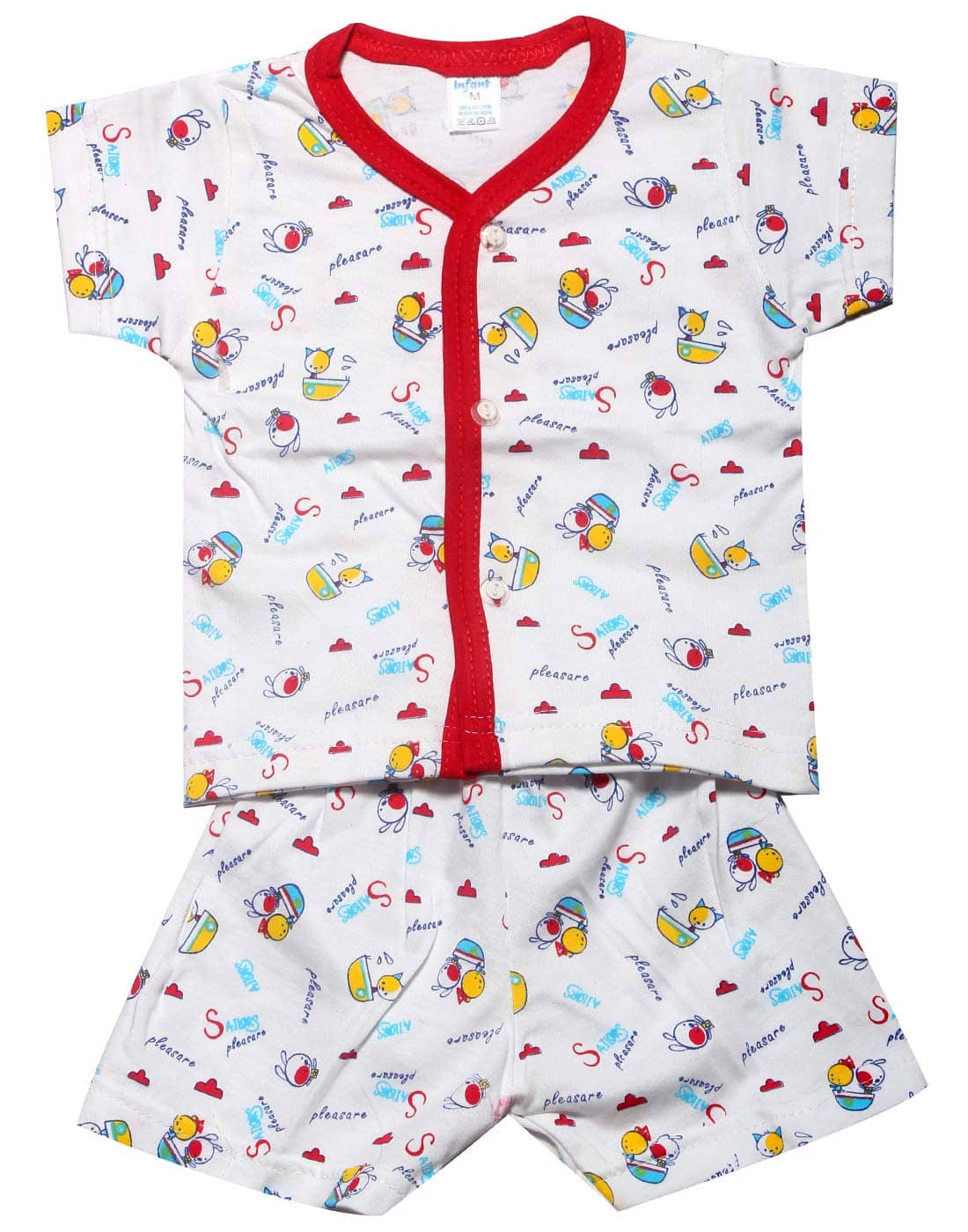 INFANT Unisex for Baby 100% Cotton T Shirts & Shorts ( Multi )