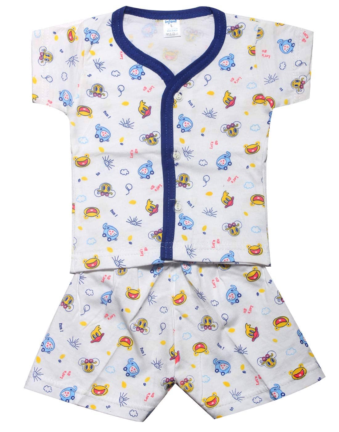 INFANT Unisex for Baby 100% Cotton T Shirts & Shorts ( Multi )