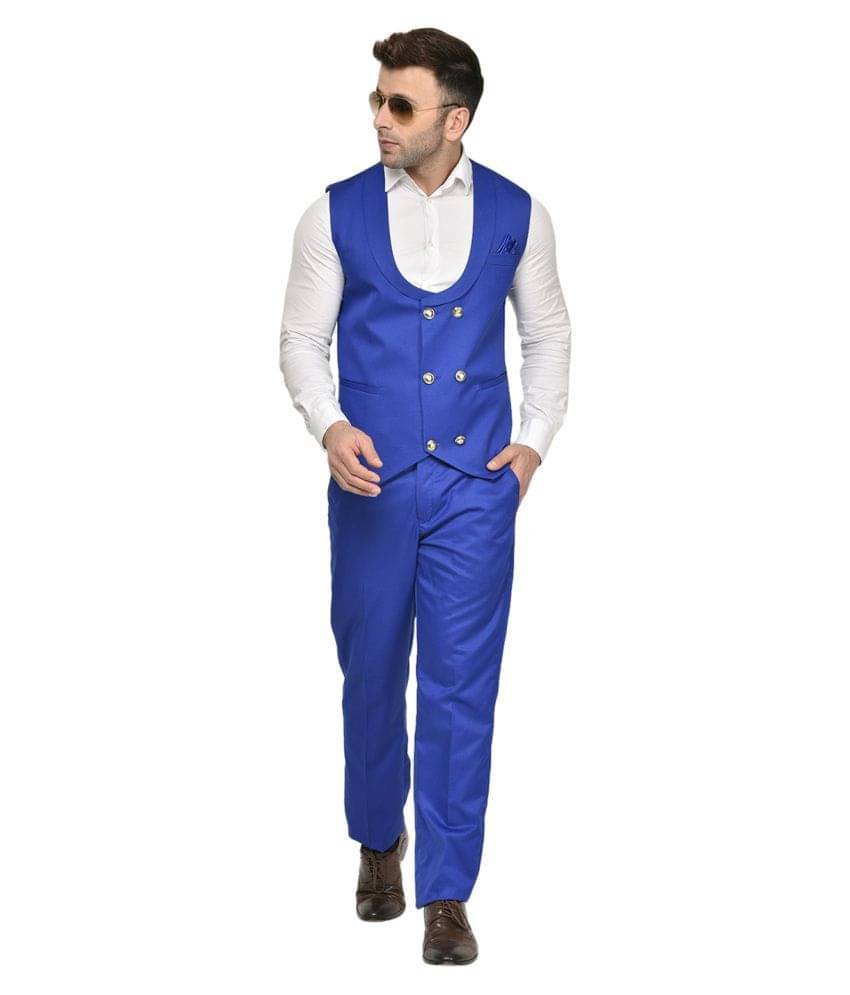     			KMB ROYAL Blue 2 Piece Suit