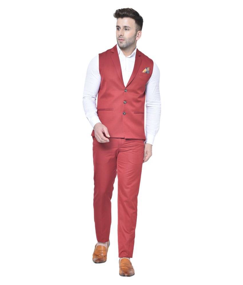     			KMB ROYAL Maroon 2 Piece Suit