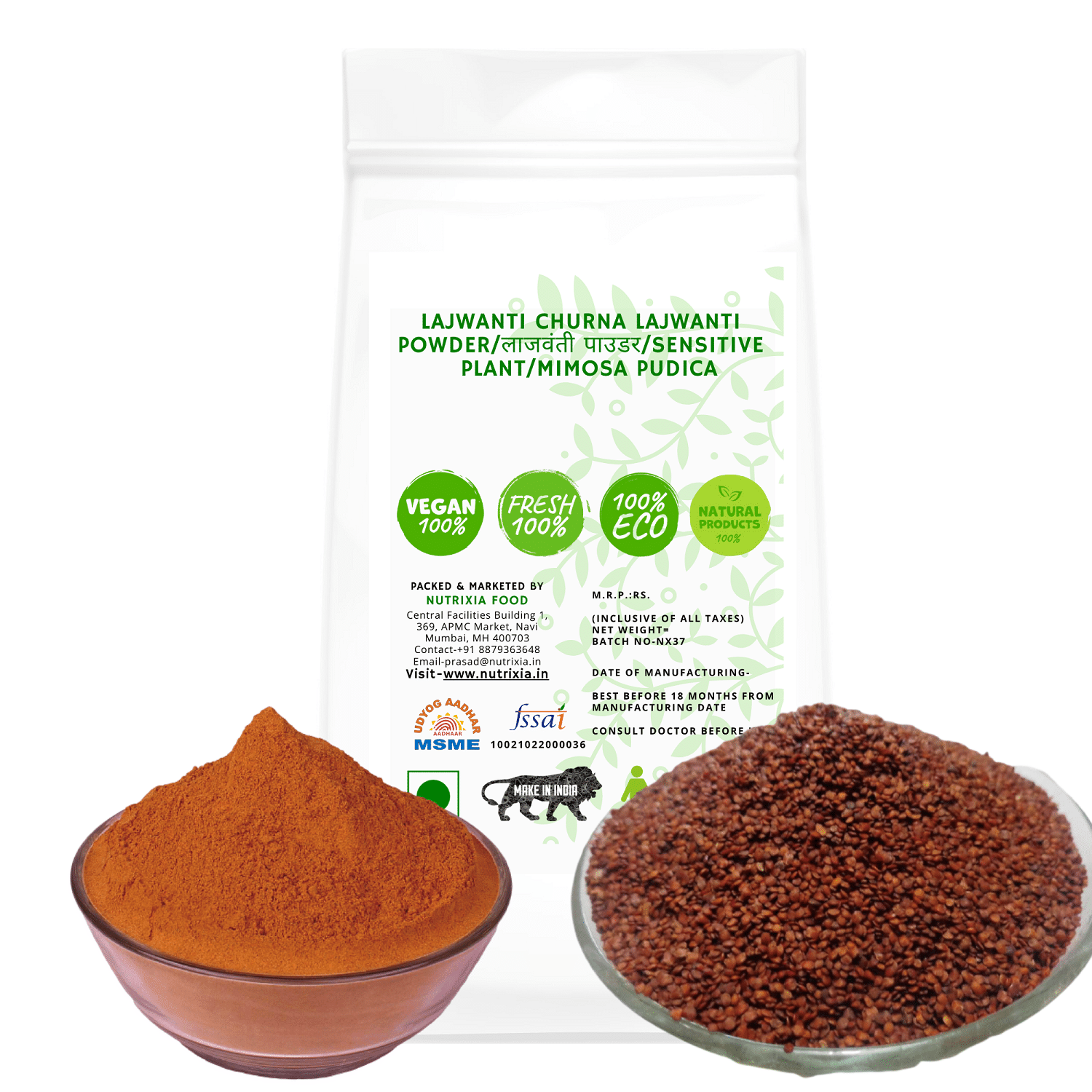     			Nutrixia Food Lajwanti Churna Lajwanti Powder Powder 50 Gm Pack of 1