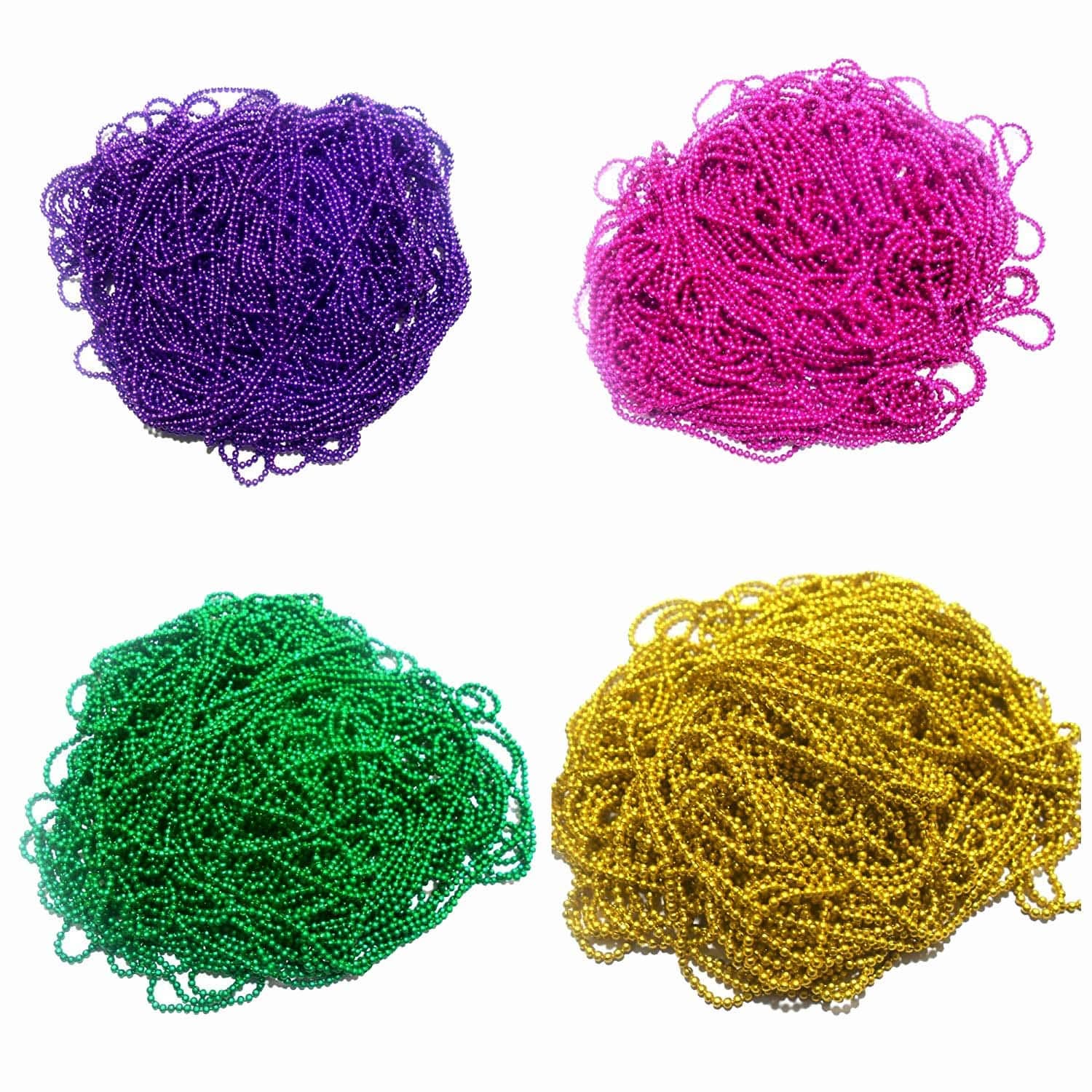 Vardhman Jewellery Making Ball/Stone Chain Wholesale, Size 1.5 mm, Jewelry Making, Craft Work, Scrapbooking, Pack of 20 Mtr, 4 Colors (5 Mtr Each) - Stationery | Buy online on ZillyBuy