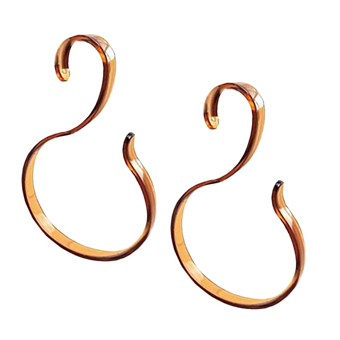     			PrettyKrafts Unbreakable Plastic Single Hook Accessory Loop, Multicolour Pack of 2