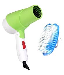 Lenon 1280 Green Hair Dryer ( Free AssortedComb )