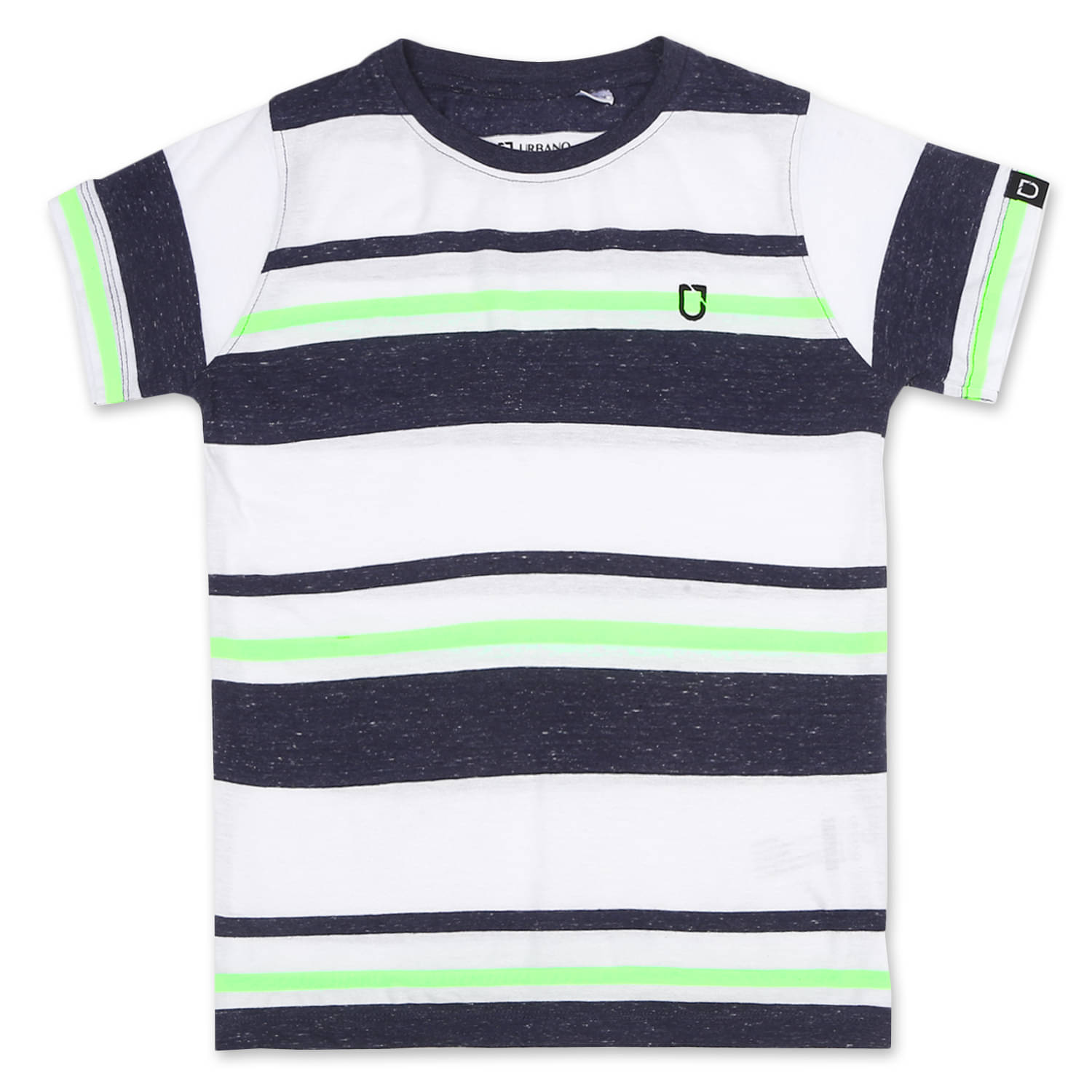     			Urbano Juniors Pack of 1 Boys Cotton T-Shirt ( White )