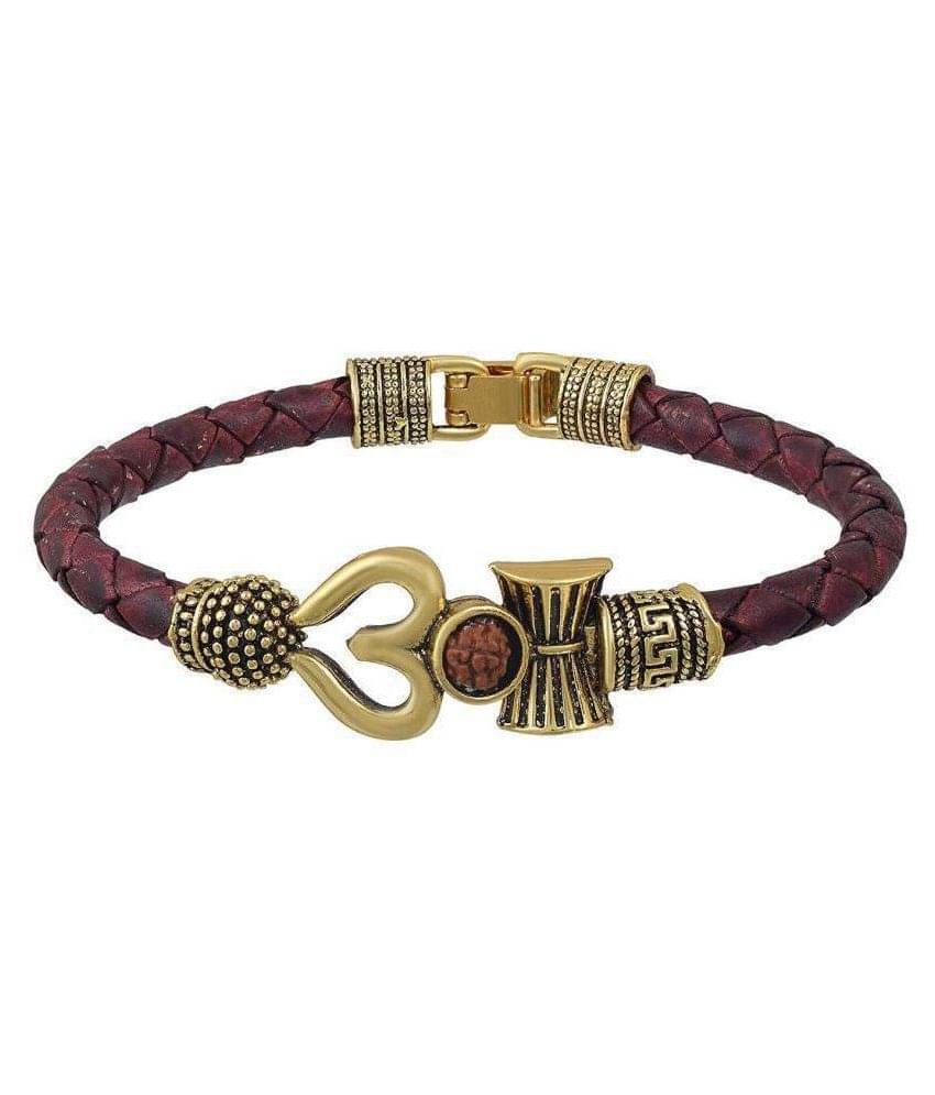     			FSN - Gold Plated Sphatik Bracelet (Pack of 1)