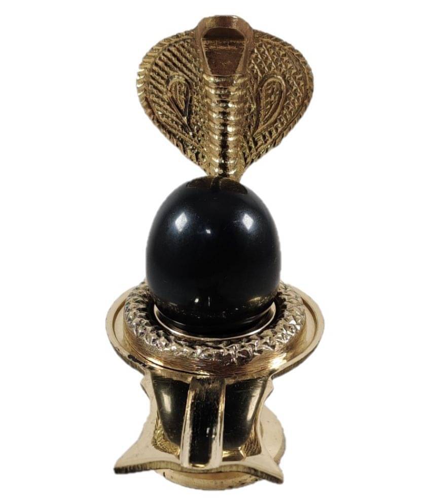 Neo Classic Brass Shivling Idol ( 11 cm ) Neo Classic Brass Shivling Idol ( 11 cm )