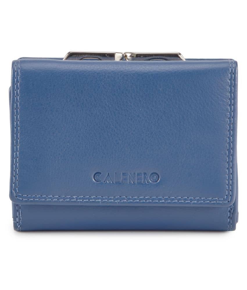 Calfnero Blue Wallet - Handbags | Buy online on ZillyBuy