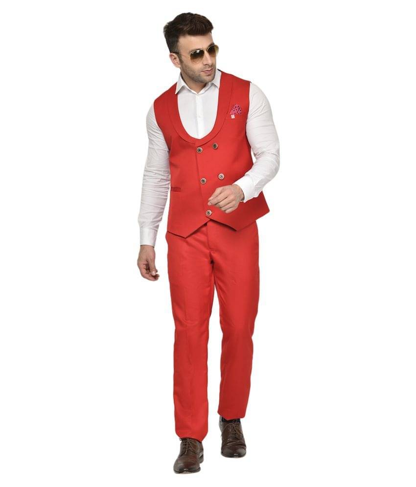     			KMB ROYAL Maroon 2 Piece Suit
