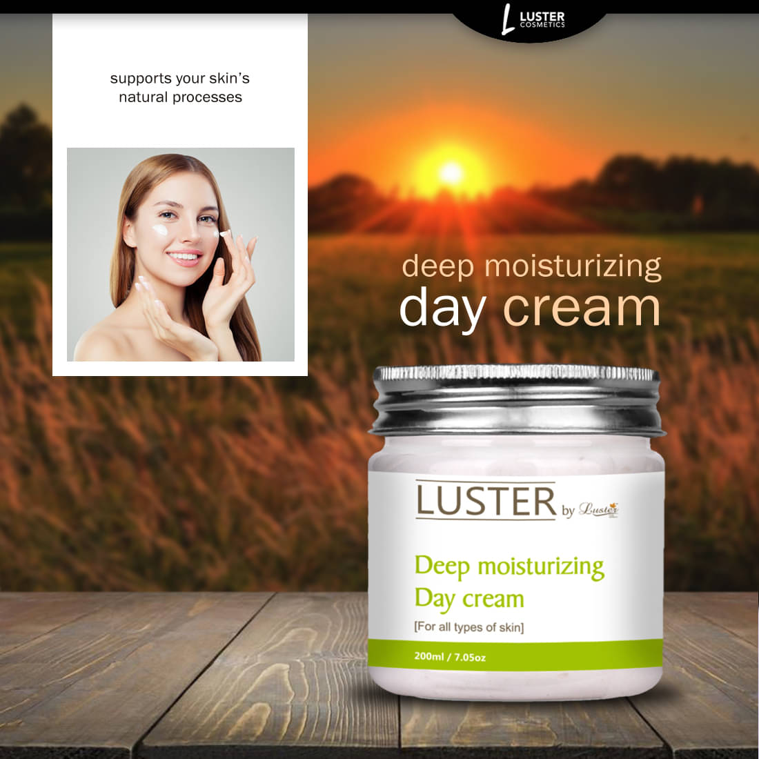     			Luster Deep Moisturizing Day Cream 200 ml