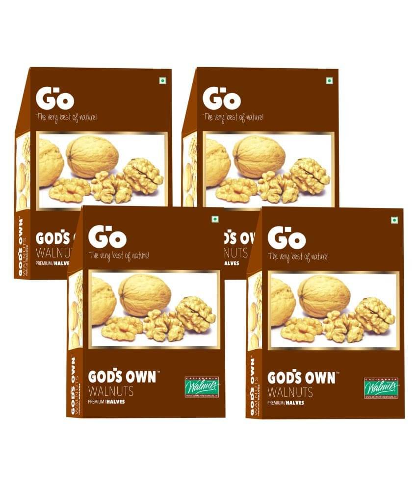 GO California Premium Halves Walnuts Kernels (Without Shell) 1 Kg (250g x 4) GO California Premium Halves Walnuts Kernels (Without Shell) 1 Kg (250g x 4)