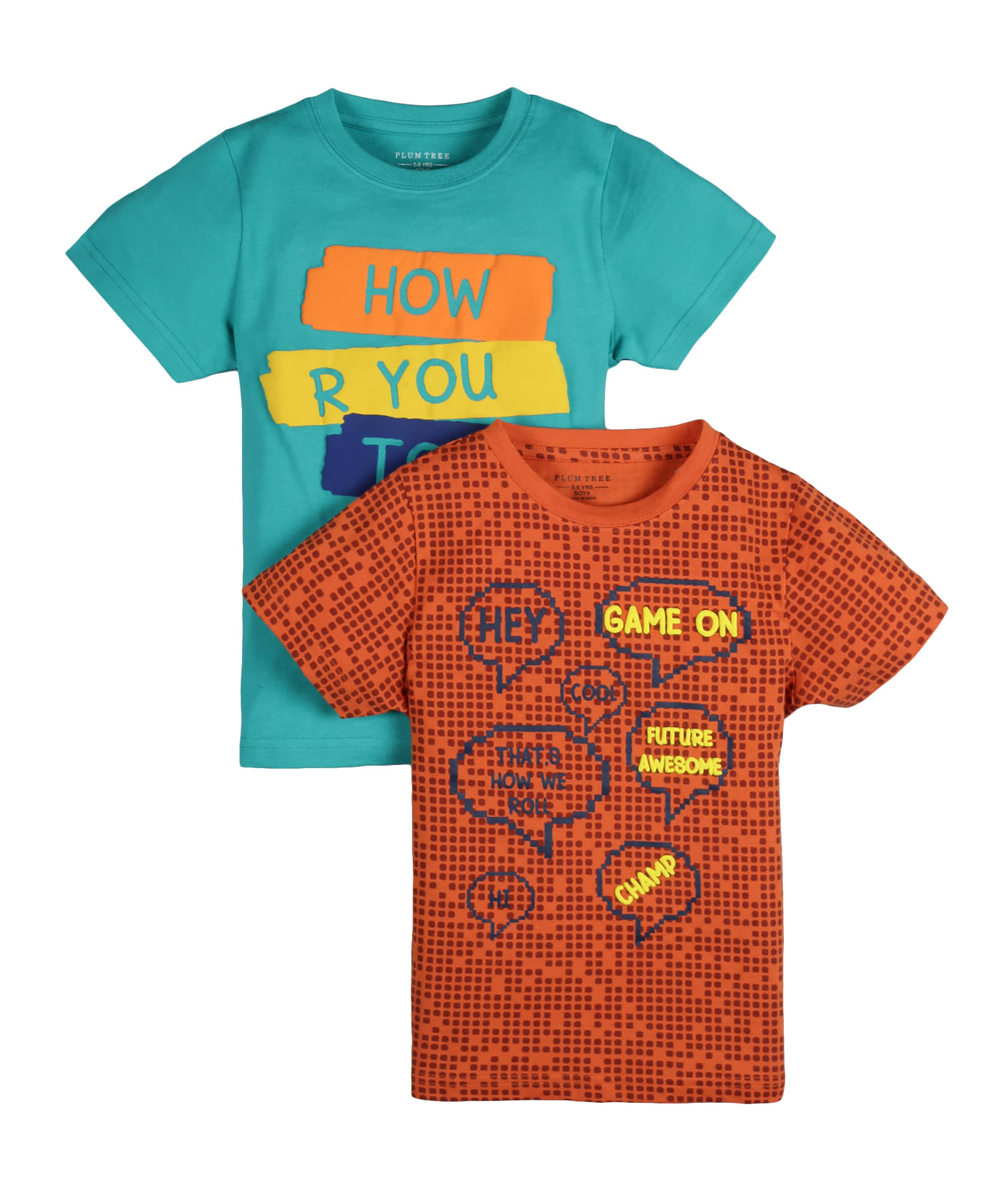     			PLUM TREE Pack of 1 Boys Cotton Polo T-Shirt ( Multi Color )