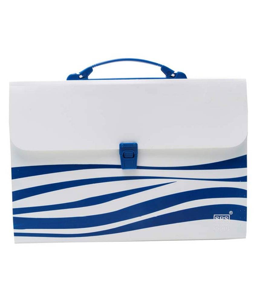     			SHB Presents Plastic File Folder 385x265 pp Button Fly File Folders (8888) Multicolor