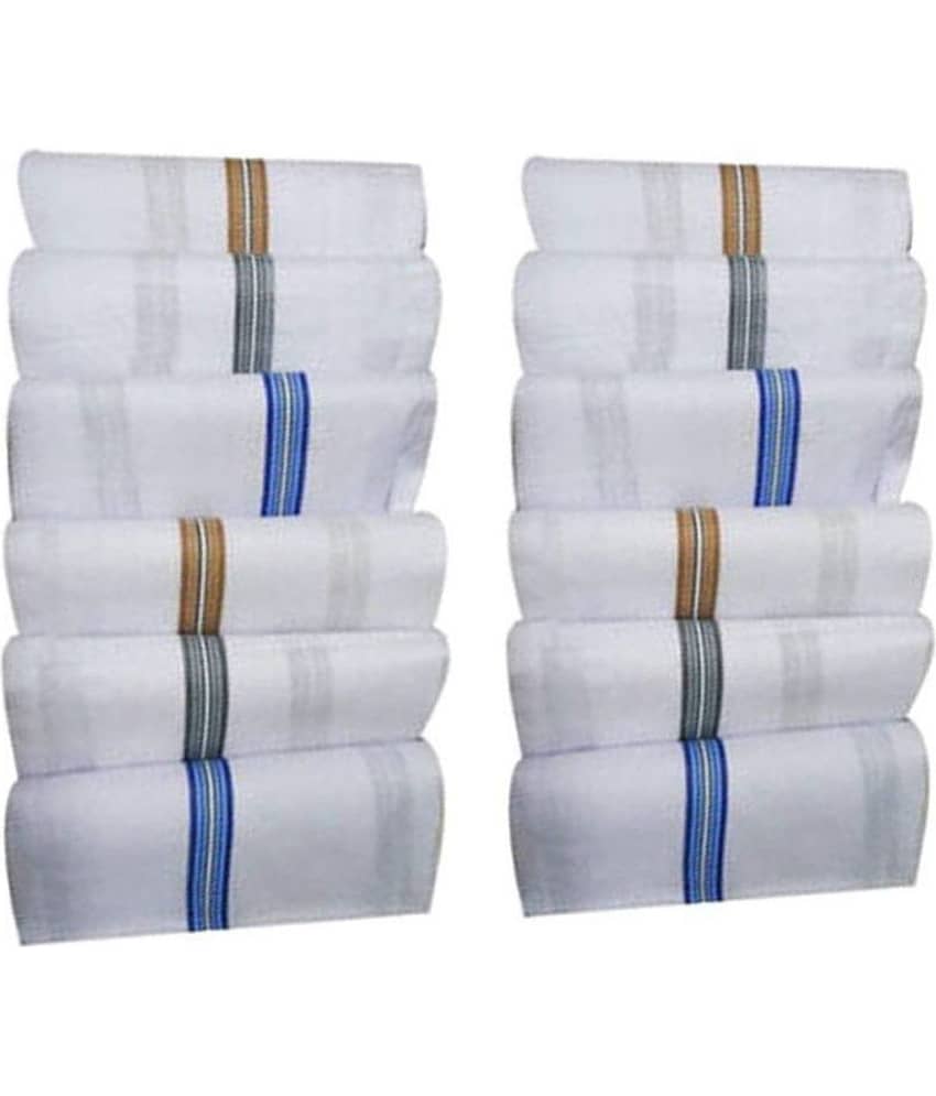 100% Cotton Handkerchief For Men & Boys Set of 12 PCs - Jewellery Sets | Buy online on ZillyBuy