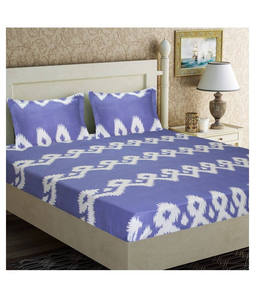 Home Candy Microfibre Double Bedsheet ( Purple ) Home Candy Microfibre Double Bedsheet ( Purple )