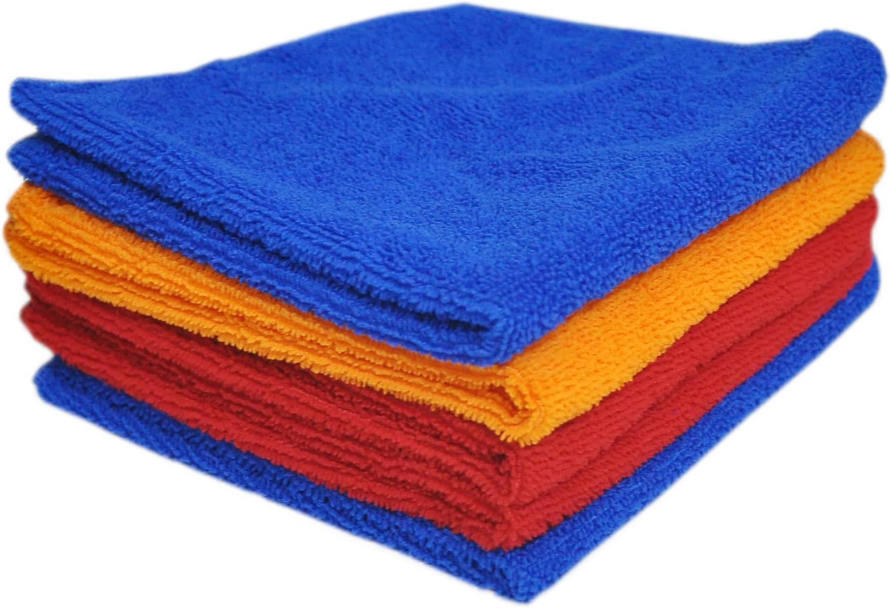     			INGENS Microfiber Cloth for Car Cleaning and Detailing, Dual Sided, Extra Thick Plush Microfiber Towel Lint-Free,  250 GSM, 40cm x 40cmÂ PACK OF 5