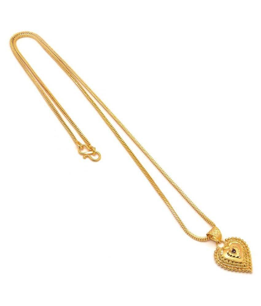 Jewar Mandi - Golden Pendant ( Pack of 1 )