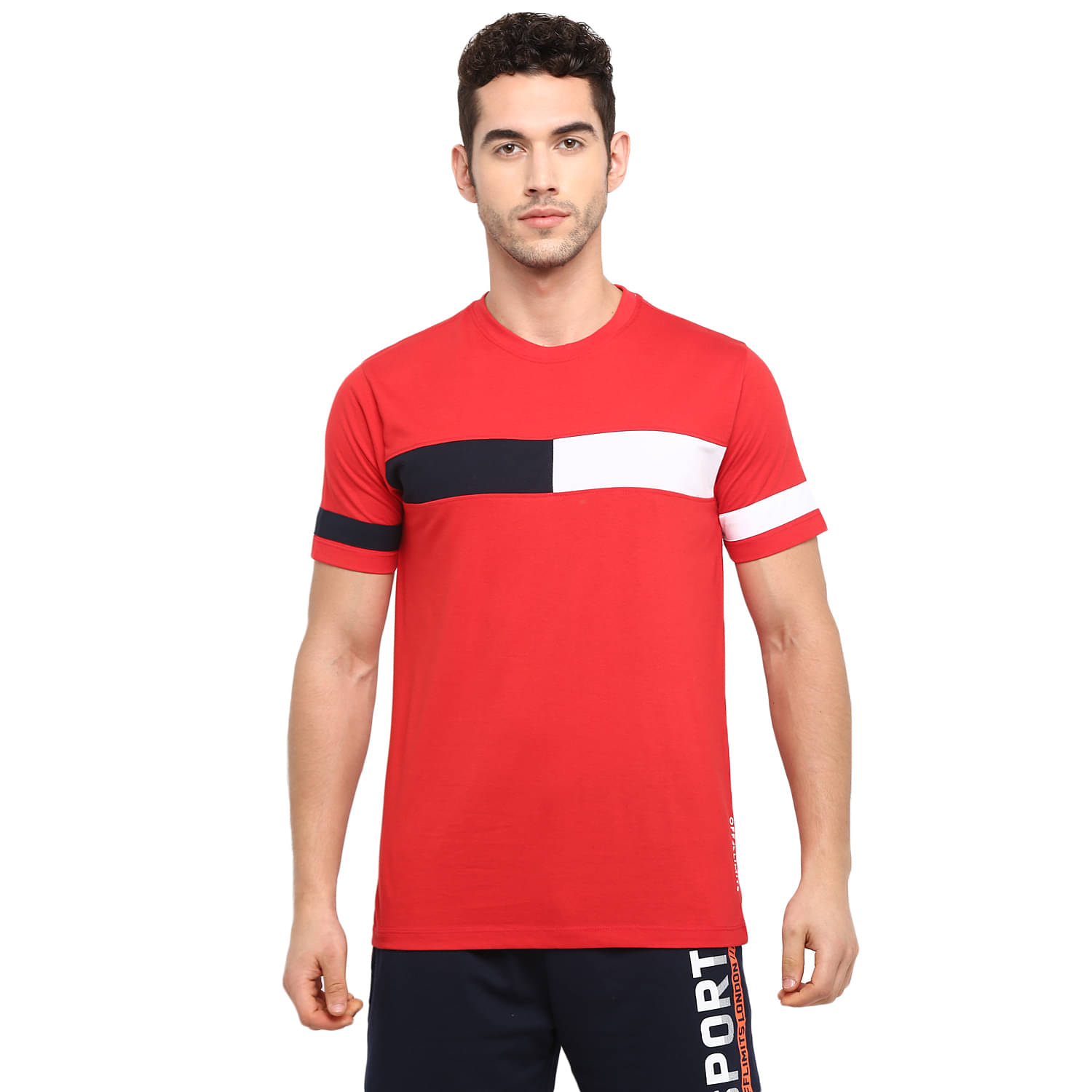 OFF LIMITS - Red Cotton Blend Regular Fit Men's Sports T-Shirt ( Pack of 1 ) OFF LIMITS - Red Cotton Blend Regular Fit Men's Sports T-Shirt ( Pack of 1 )
