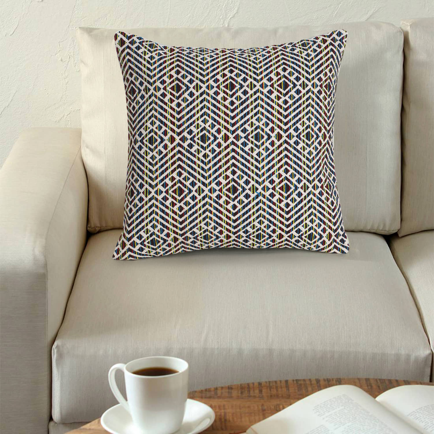 mezposh Single Cotton Cushion Covers 40X40 cm (16X16)