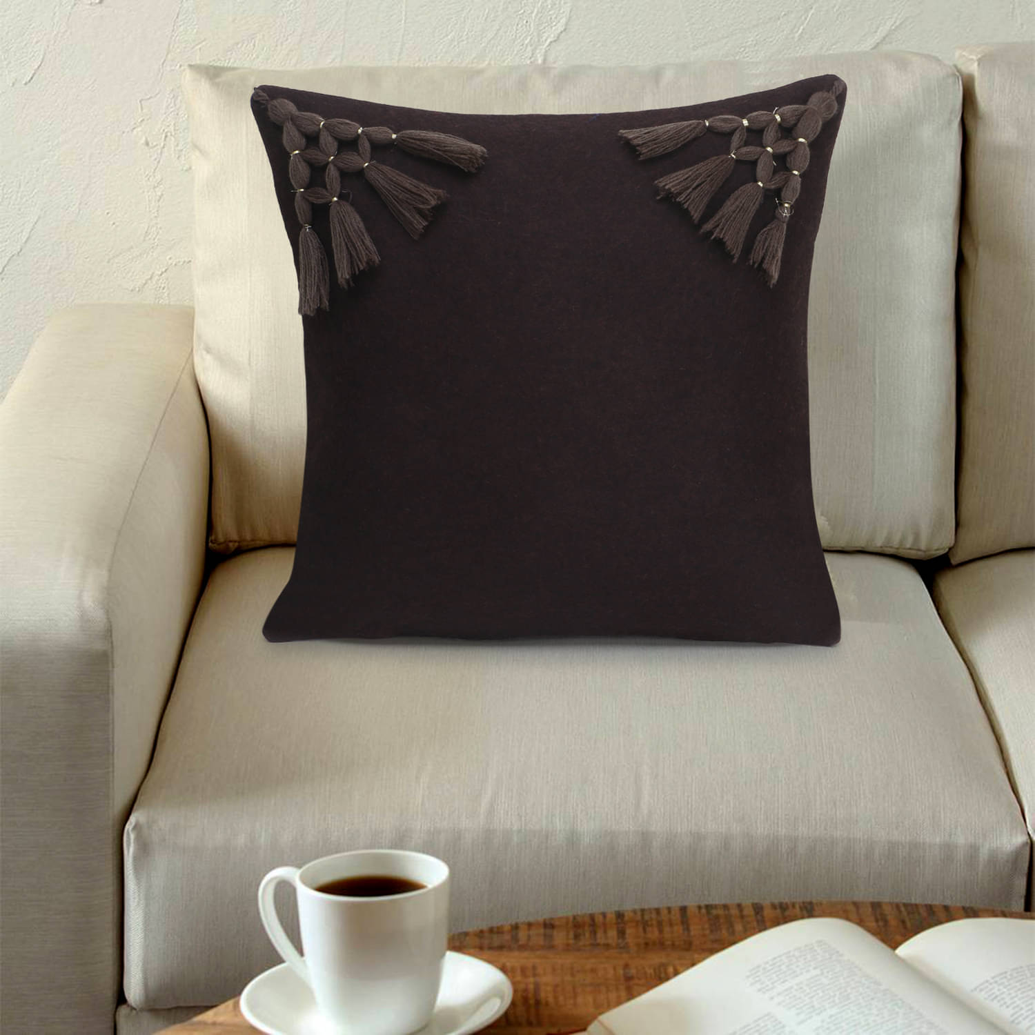     			mezposh Single Others Cushion Covers 40X40 cm (16X16)