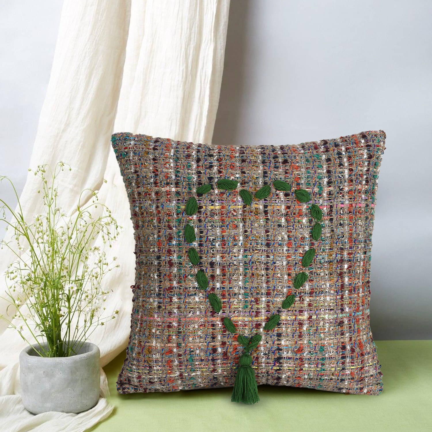     			mezposh Single Others Cushion Covers 40X40 cm (16X16)