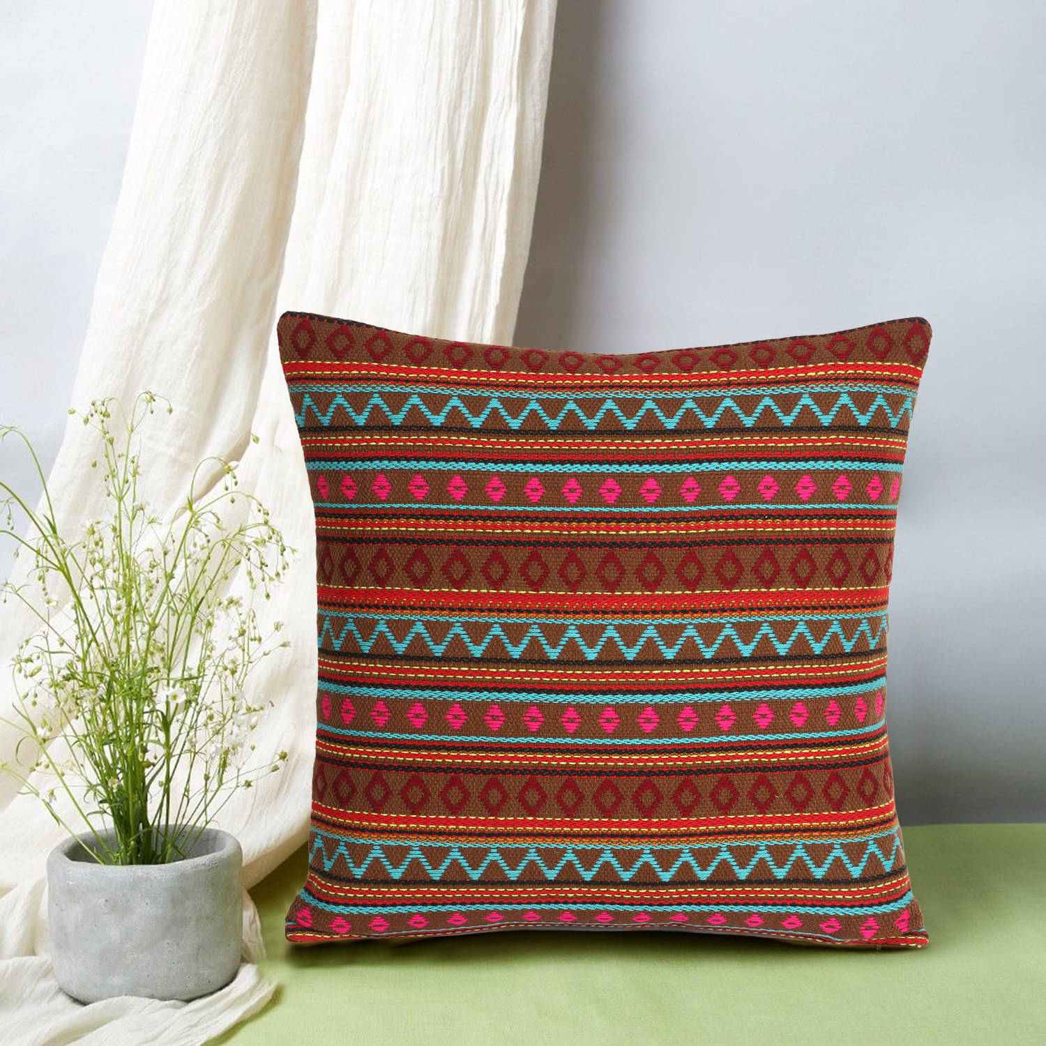     			mezposh Single Others Cushion Covers 40X40 cm (16X16)