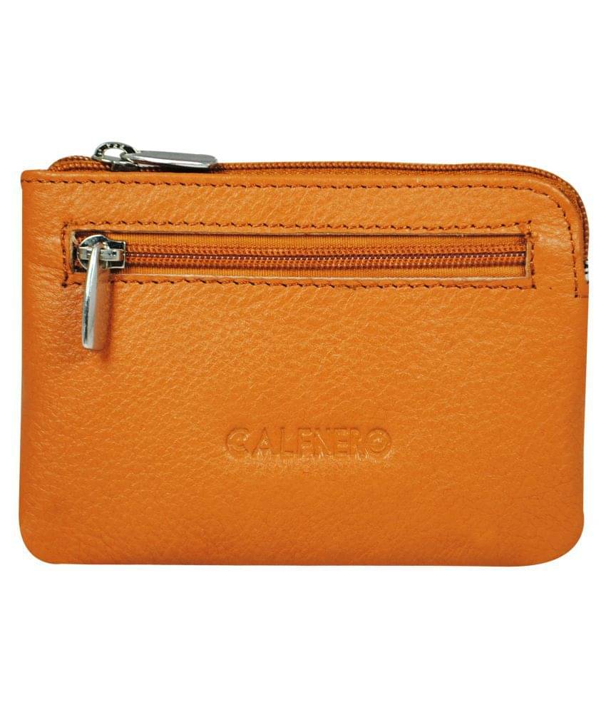     			Calfnero Genuine Leather Coin Wallet