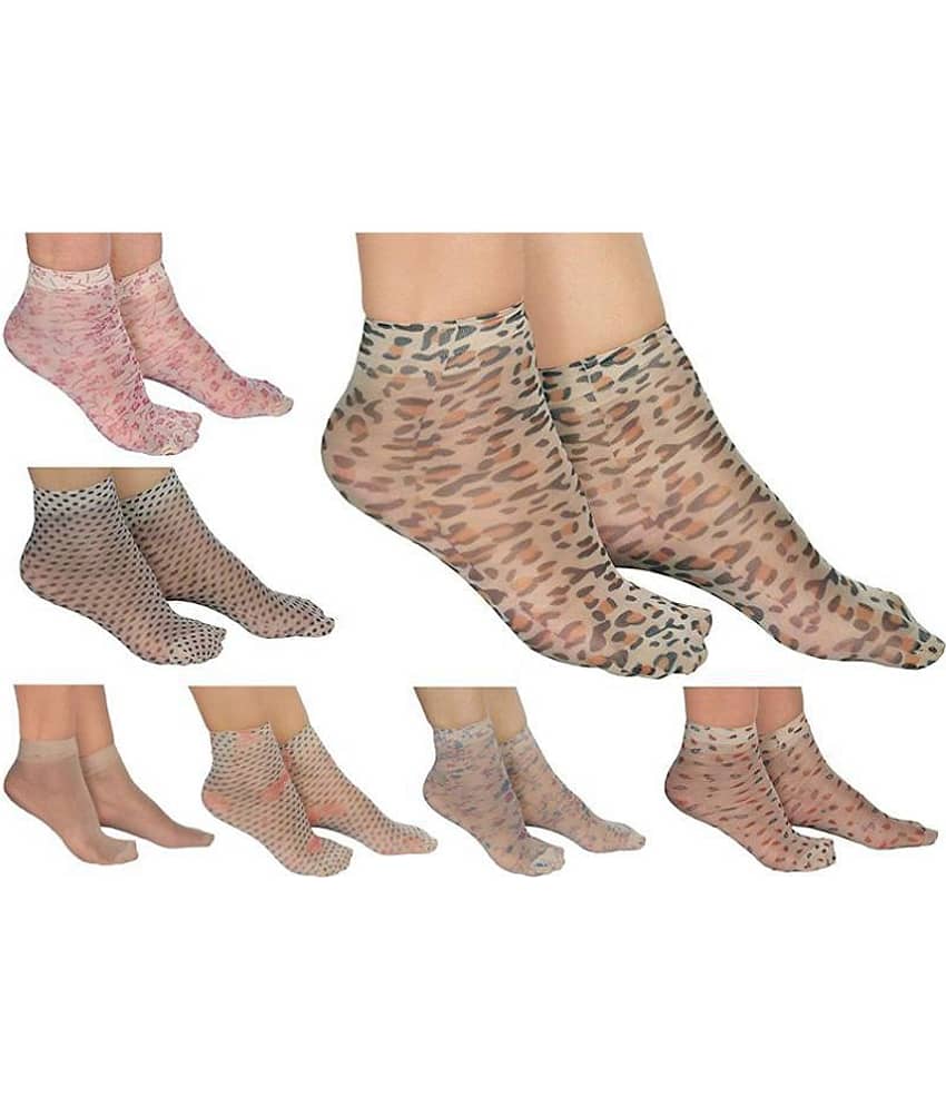 HF LUMEN Women's Ankle Length Soft Nylon Socks (Socks-Pack-New-7_Assorted_Free Size) - Socks | Buy online on ZillyBuy