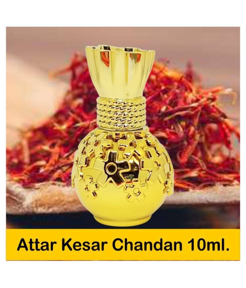     			INDRA SUGANDH BHANDAR Attar For Men|Religious Use|Women Kesar Chandan Real Spain Saffron & Sandal Combination Long Lasting Fragrance 10ml Rollon Fancy Pack