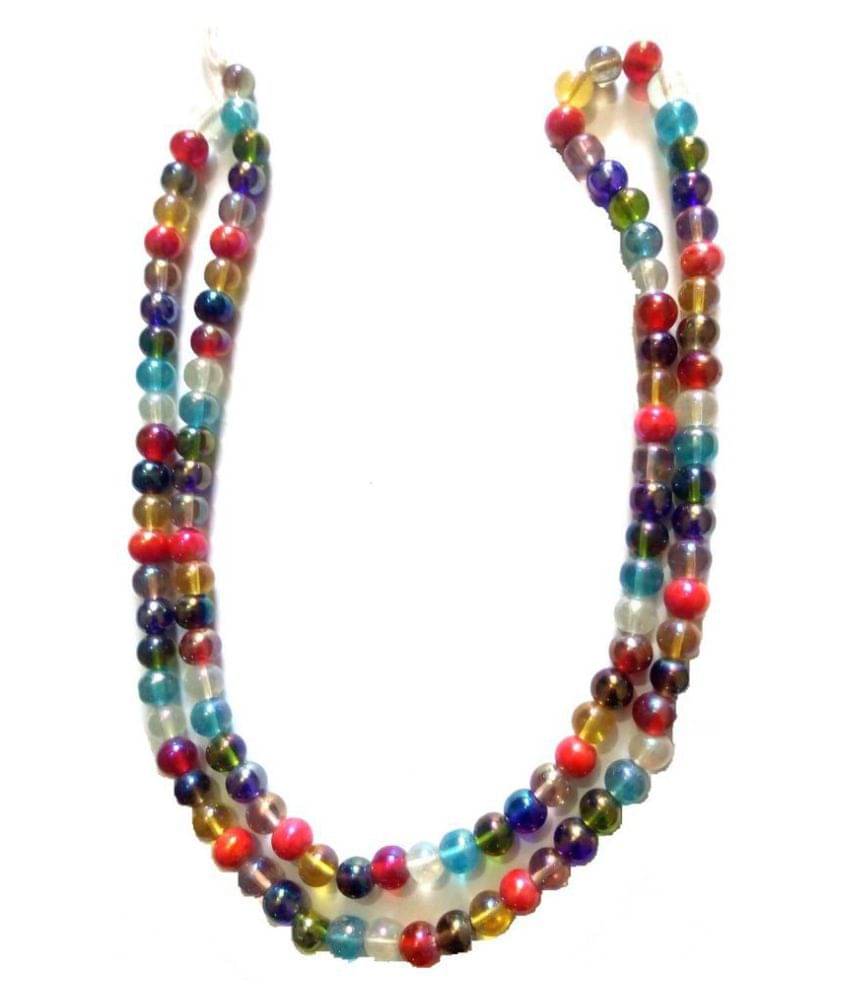     			Spherulemuster Multi Colour Crystal Mala for Neck Wearing and Jap