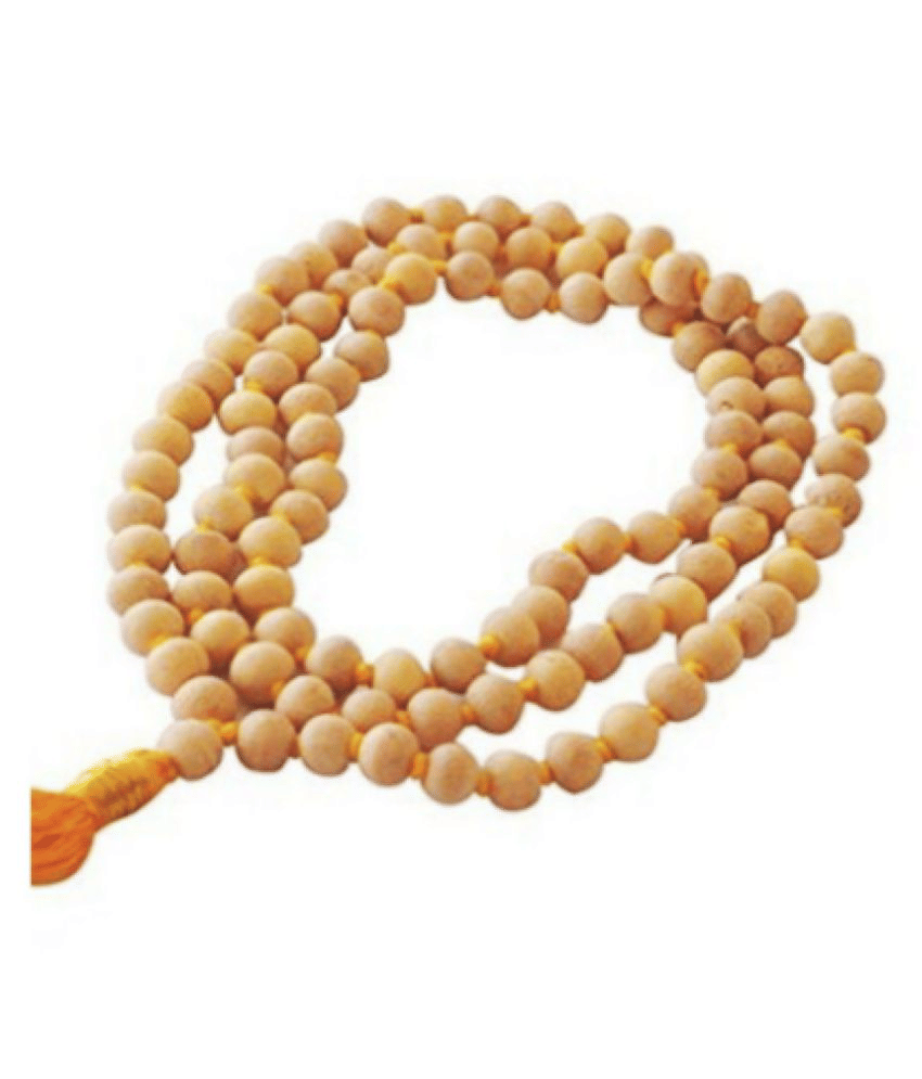     			Tulsi Mala (108+1) Beads Orange Thread with Chandan Tika Provide for A1 Laxmi Brand.