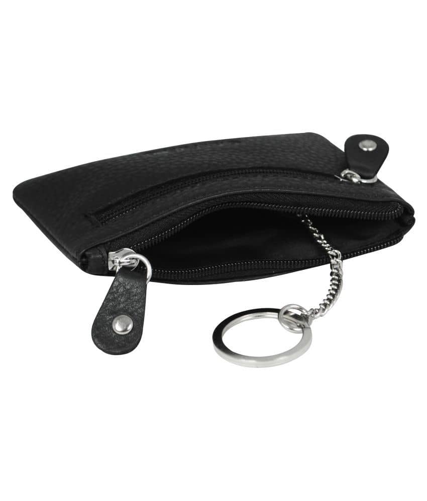 Calfnero Genuine Black Leather Key Case - Jewellery Sets | Buy online on ZillyBuy