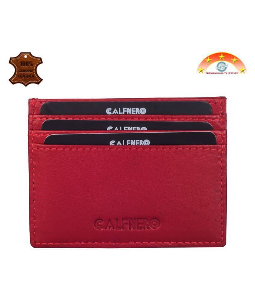 Calfnero Genuine Leather Card Case wallet - Handbags | Buy online on ZillyBuy