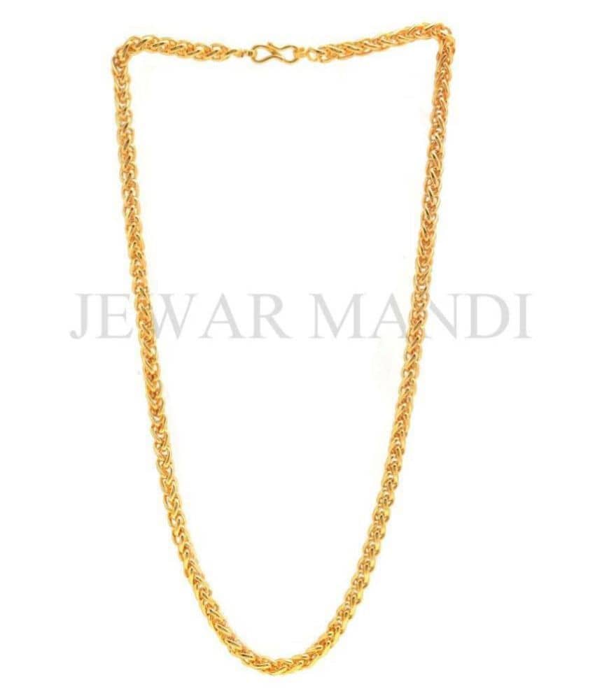 Jewar Mandi Gold Plated Chain ( Set of 1 )